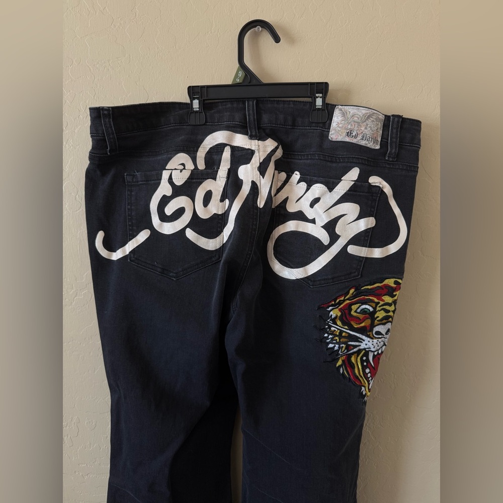 Ed hardy tiger patch Jeans